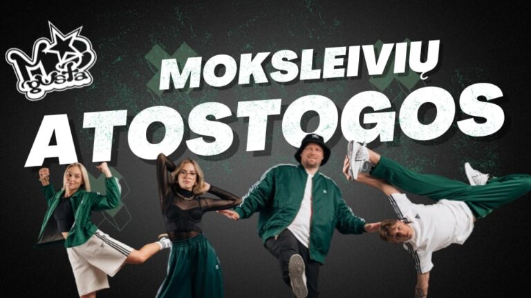 sokiu studija Me Gusta moksleiviu atostogos